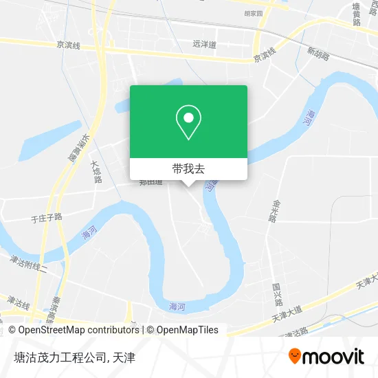 塘沽茂力工程公司地图