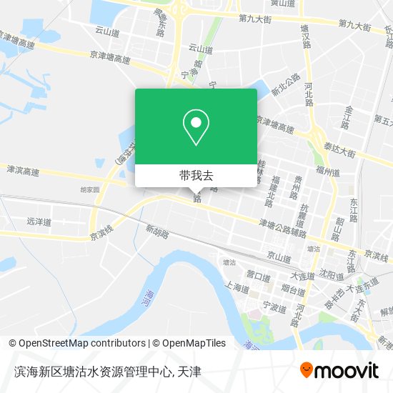 滨海新区塘沽水资源管理中心地图
