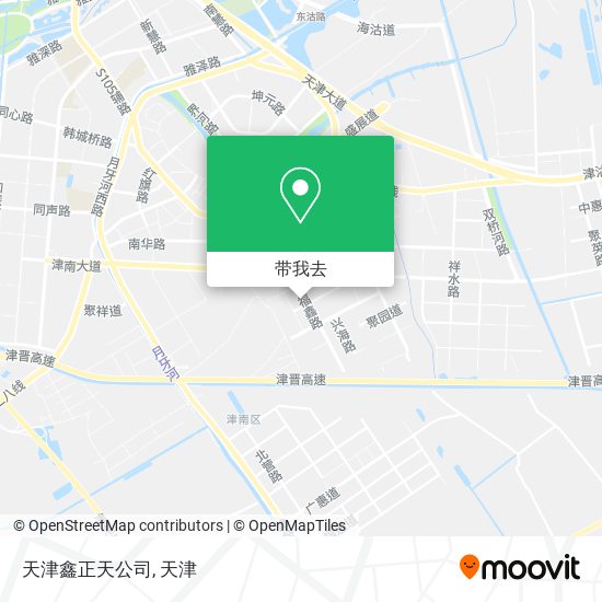 天津鑫正天公司地图