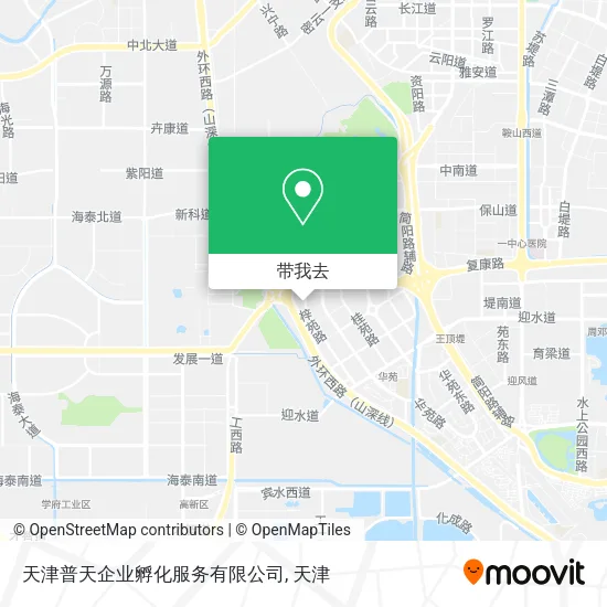 天津普天企业孵化服务有限公司地图