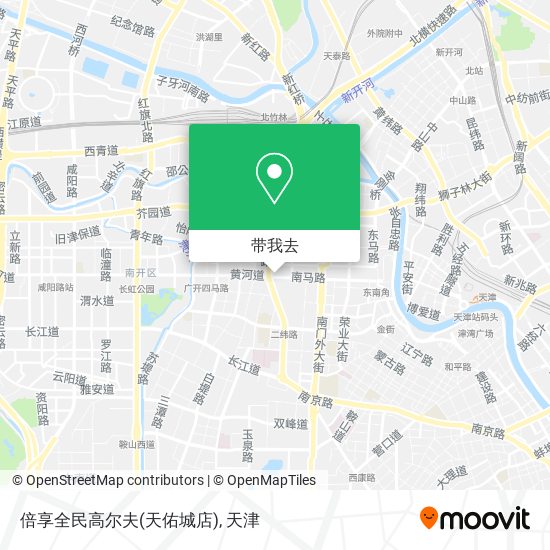 倍享全民高尔夫(天佑城店)地图