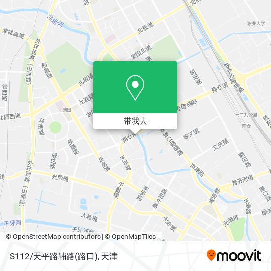 S112/天平路辅路(路口)地图