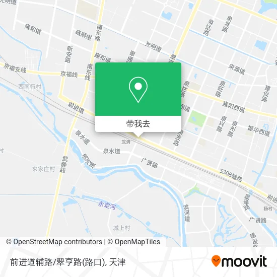 前进道辅路/翠亨路(路口)地图