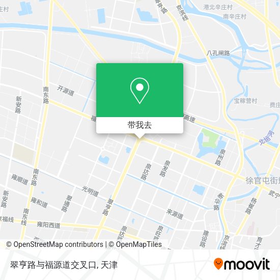 翠亨路与福源道交叉口地图