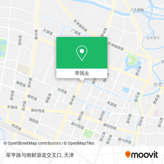 翠亨路与南财源道交叉口地图