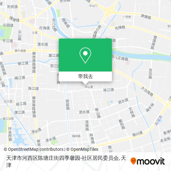 天津市河西区陈塘庄街四季馨园-社区居民委员会地图