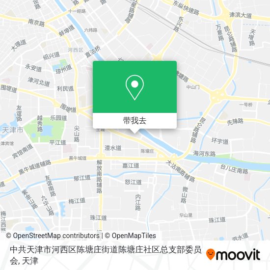 中共天津市河西区陈塘庄街道陈塘庄社区总支部委员会地图