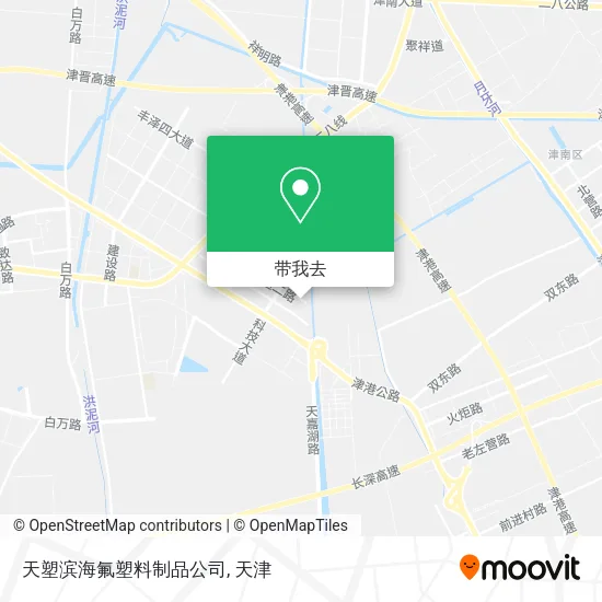 天塑滨海氟塑料制品公司地图