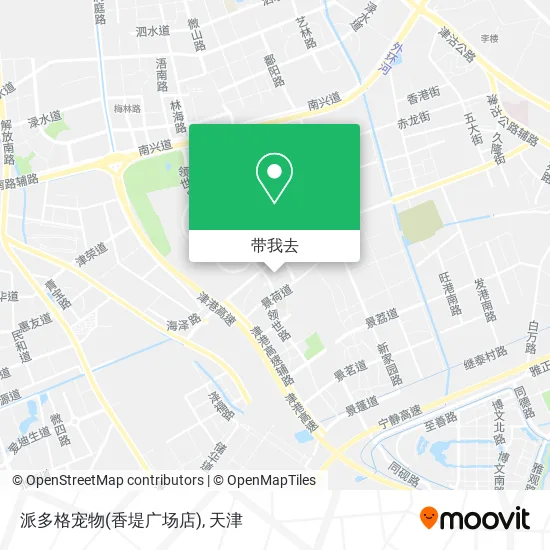 派多格宠物(香堤广场店)地图