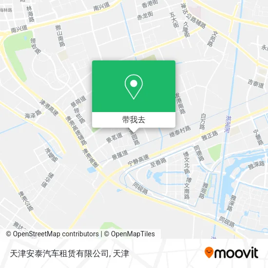天津安泰汽车租赁有限公司地图