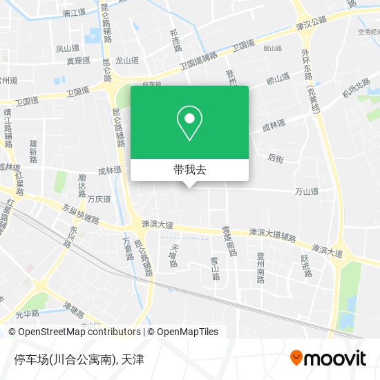 停车场(川合公寓南)地图