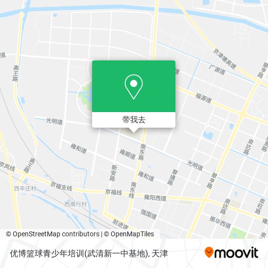 优博篮球青少年培训(武清新一中基地)地图
