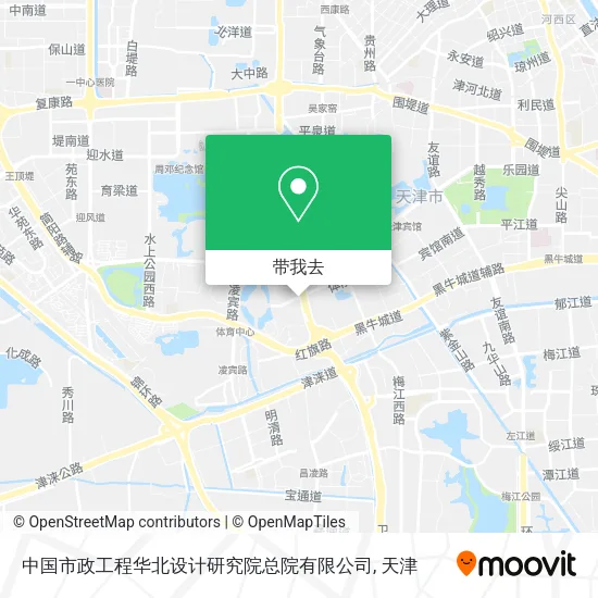 中国市政工程华北设计研究院总院有限公司地图
