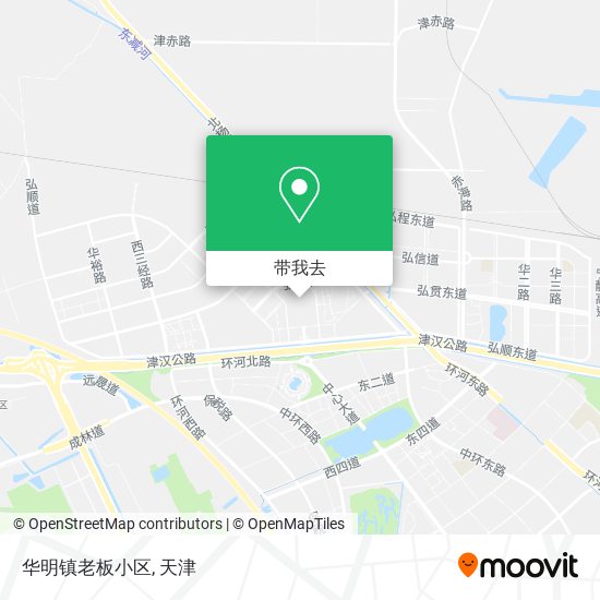 华明镇老板小区地图