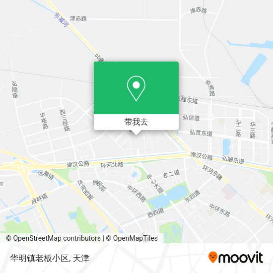 华明镇老板小区地图