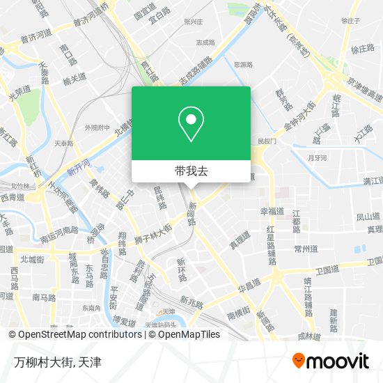 万柳村大街地图