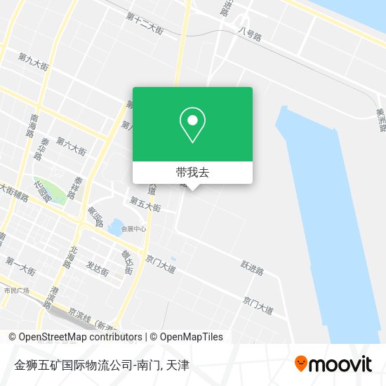 金狮五矿国际物流公司-南门地图