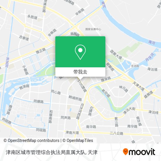 津南区城市管理综合执法局直属大队地图