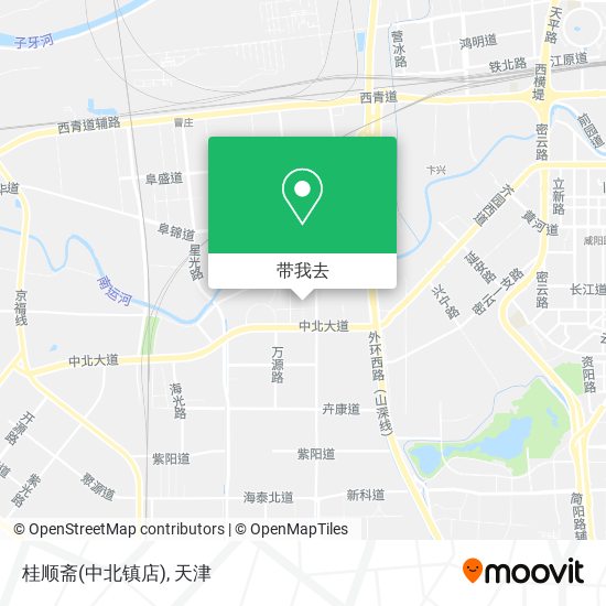 桂顺斋(中北镇店)地图