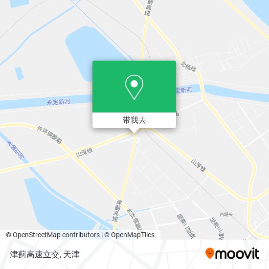 津蓟高速立交地图