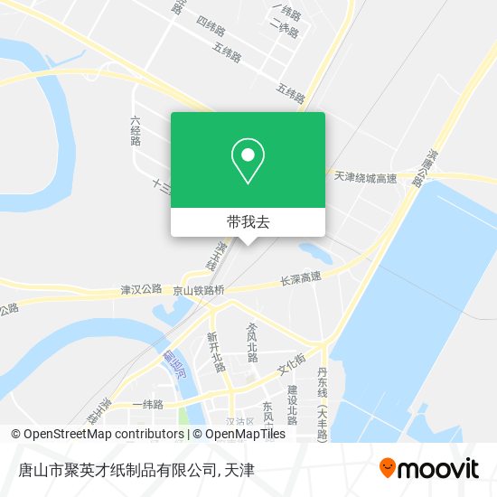 唐山市聚英才纸制品有限公司地图