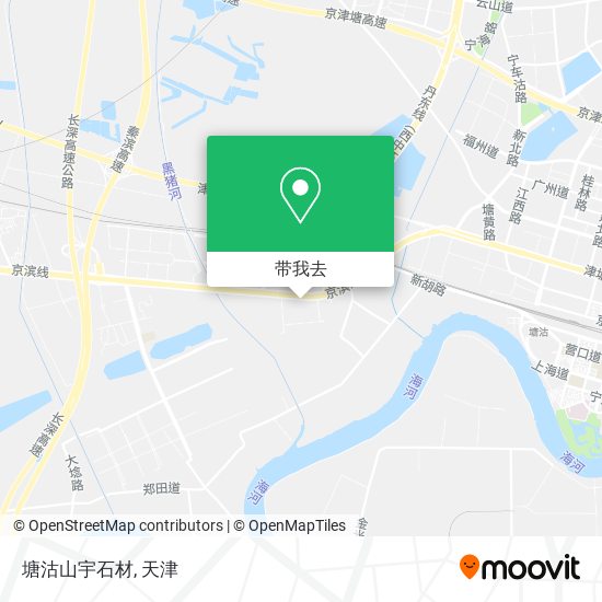 塘沽山宇石材地图