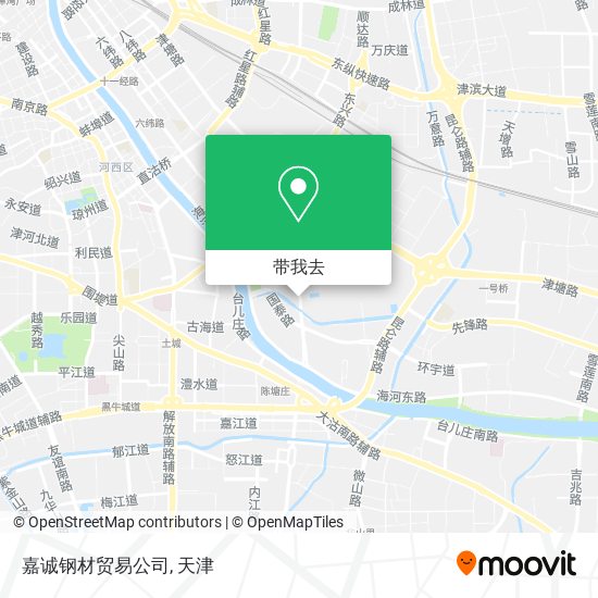嘉诚钢材贸易公司地图
