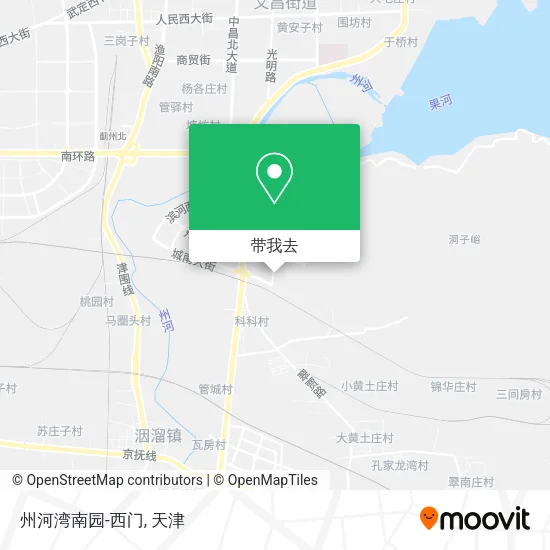 州河湾南园-西门地图