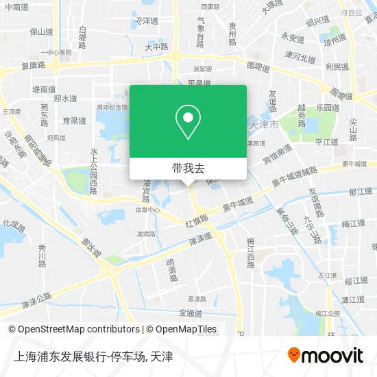 上海浦东发展银行-停车场地图
