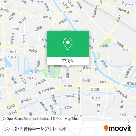 尖山路/西爱德里一条(路口)地图
