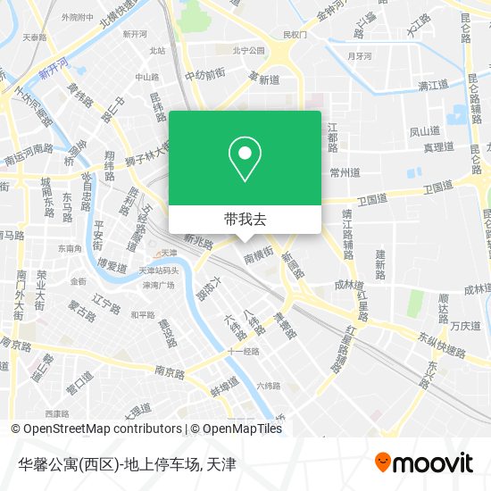 华馨公寓(西区)-地上停车场地图