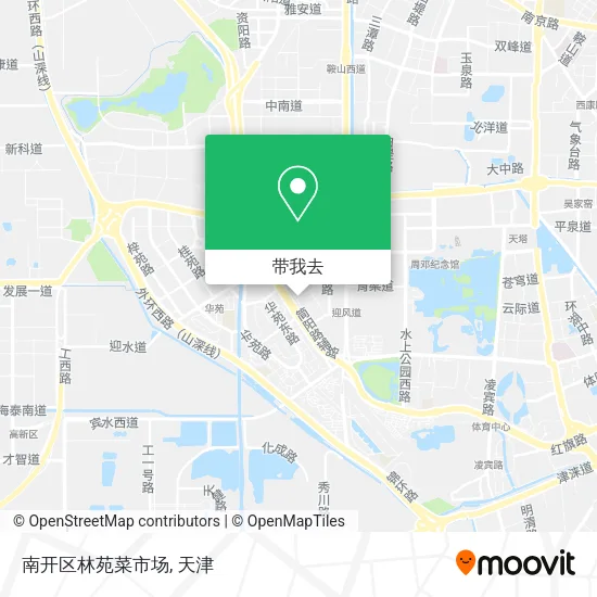 南开区林苑菜市场地图