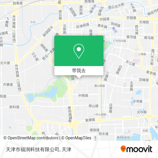 天津市福润科技有限公司地图