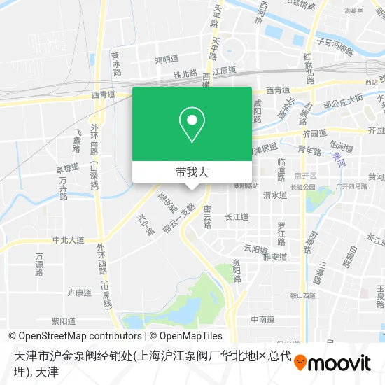 天津市沪金泵阀经销处(上海沪江泵阀厂华北地区总代理)地图