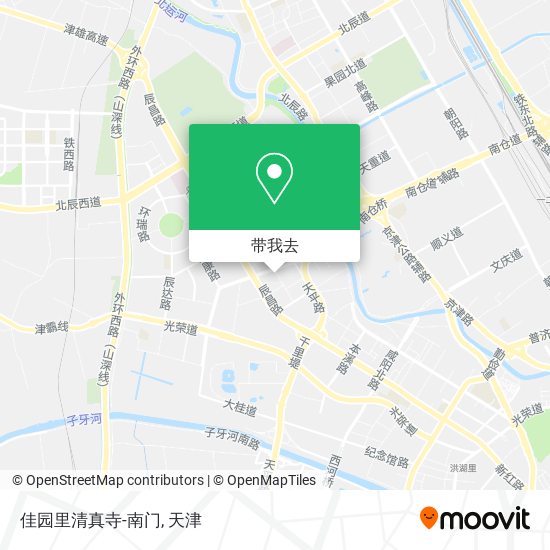 佳园里清真寺-南门地图