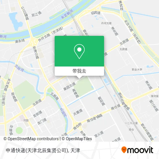 申通快递(天津北辰集贤公司)地图