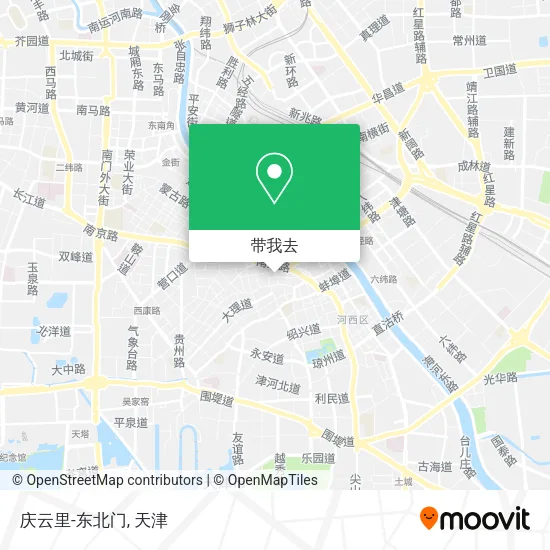 庆云里-东北门地图