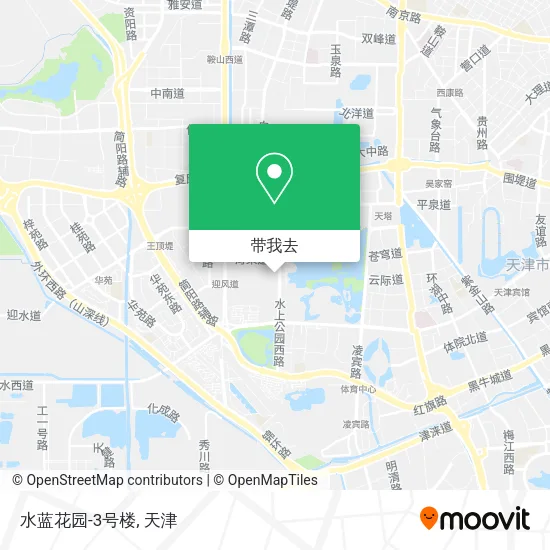 水蓝花园-3号楼地图