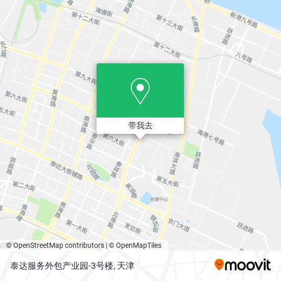 泰达服务外包产业园-3号楼地图