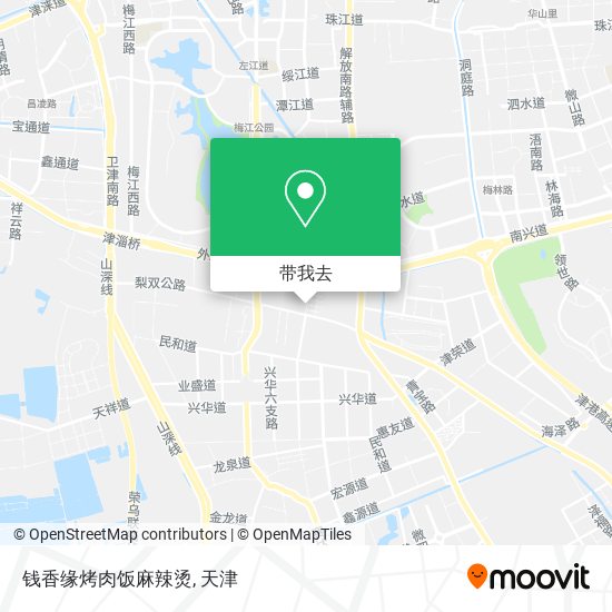 钱香缘烤肉饭麻辣烫地图