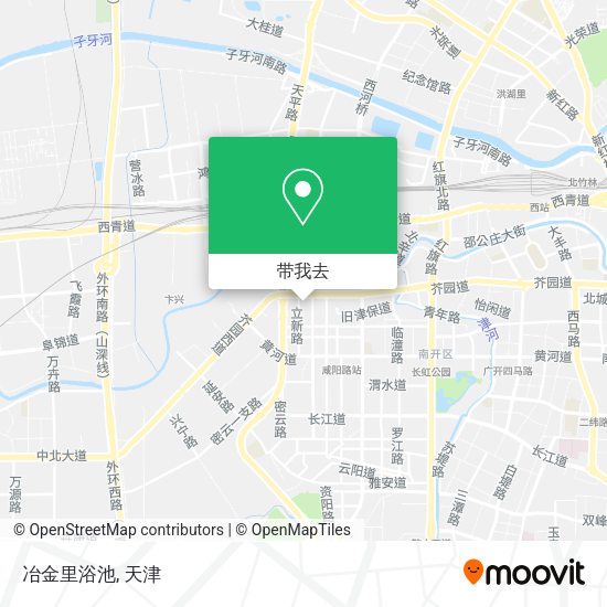冶金里浴池地图