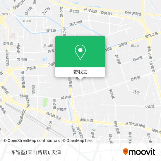 一东造型(天山路店)地图