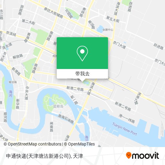 申通快递(天津塘沽新港公司)地图