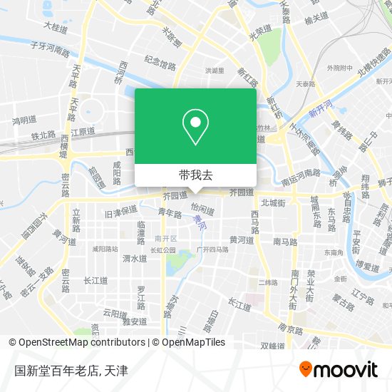 国新堂百年老店地图