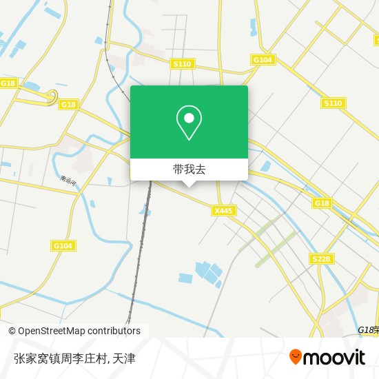 张家窝镇周李庄村地图