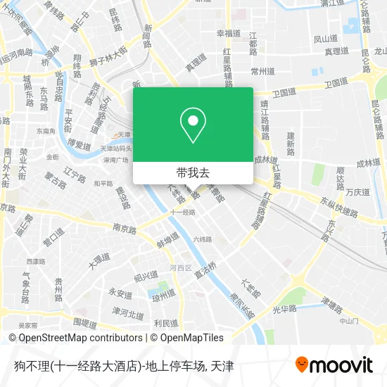 狗不理(十一经路大酒店)-地上停车场地图