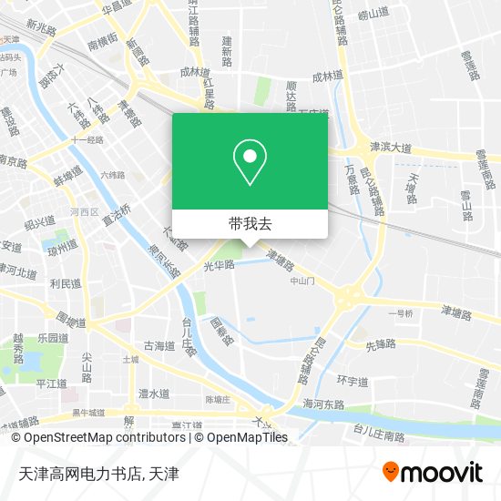 天津高网电力书店地图