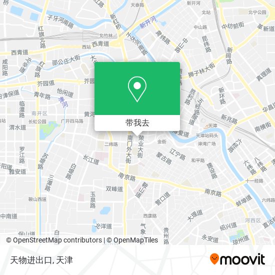 天物进出口地图