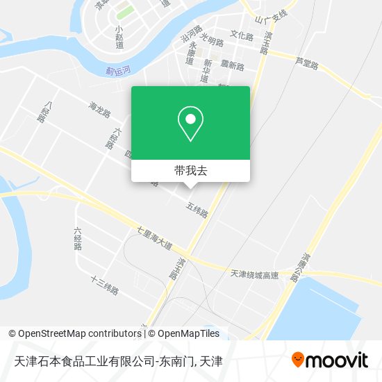 天津石本食品工业有限公司-东南门地图