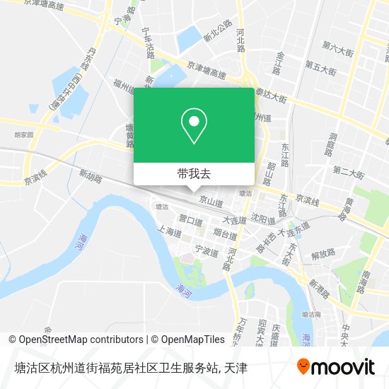 塘沽区杭州道街福苑居社区卫生服务站地图
